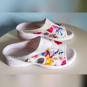 Easy Spirit Floral Sandal or House Shoe